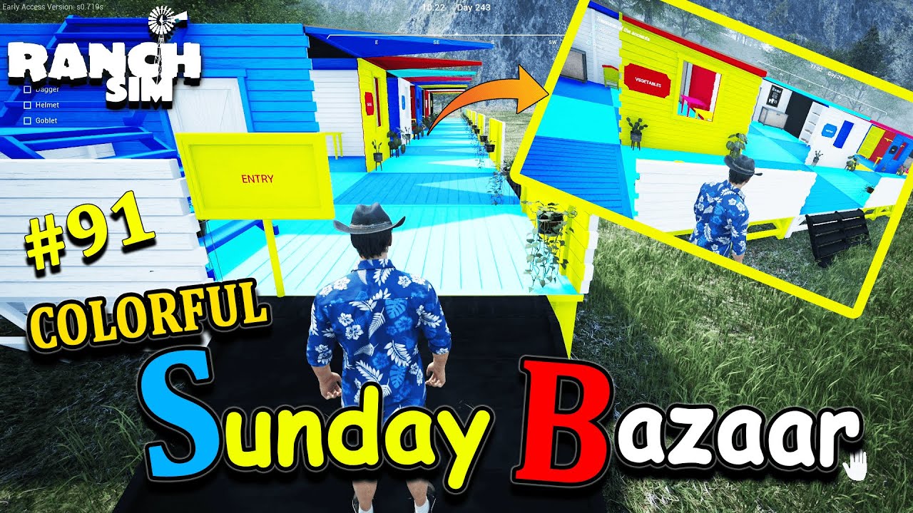 Bazaar Ranch BAZAAR - UPGRADED WITH FULL OF COLORS || RANCH SIMULATOR || OBSTINATE ...