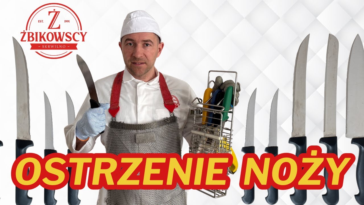 Jak ostrzyć nóż!! OSTRZENIE NOŻY. Najlepsze noże rzeźnicze! - YouTube