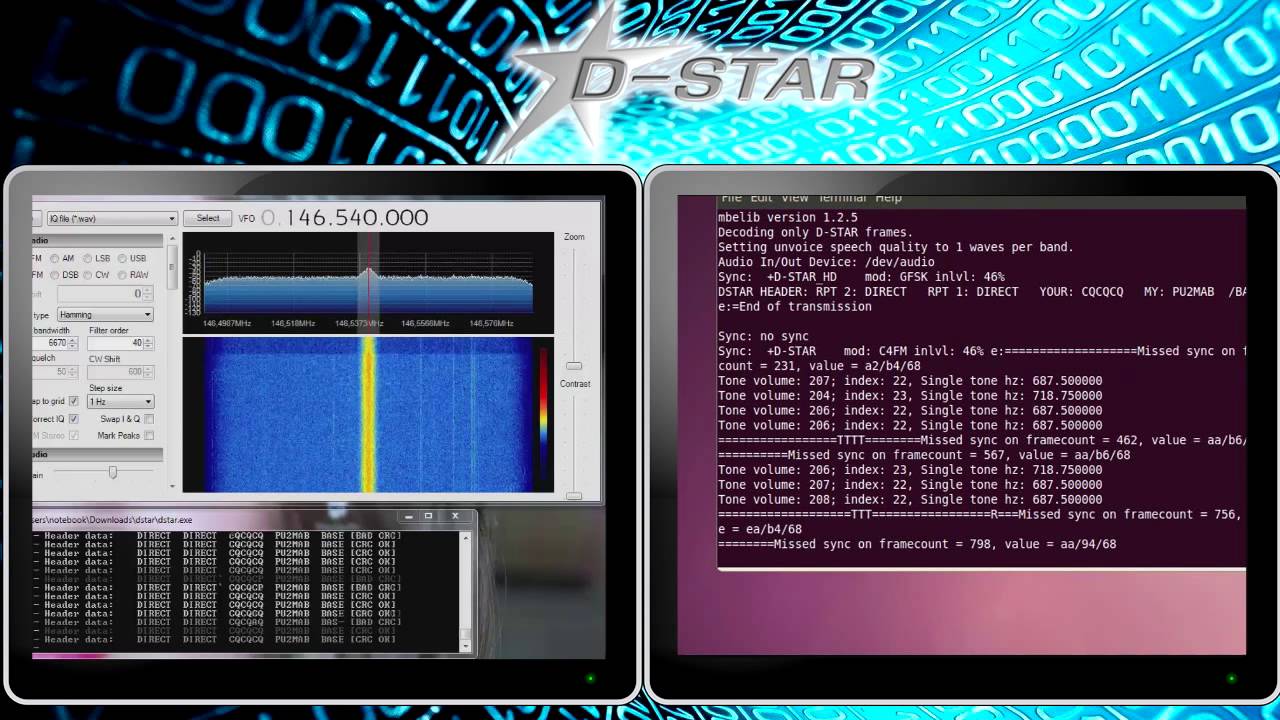 Decodificando Dados e Voz da tecnologia D-STAR sem utilizar DV Dongle ...