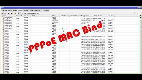 Mac Bind PPPOE User In MikroTik