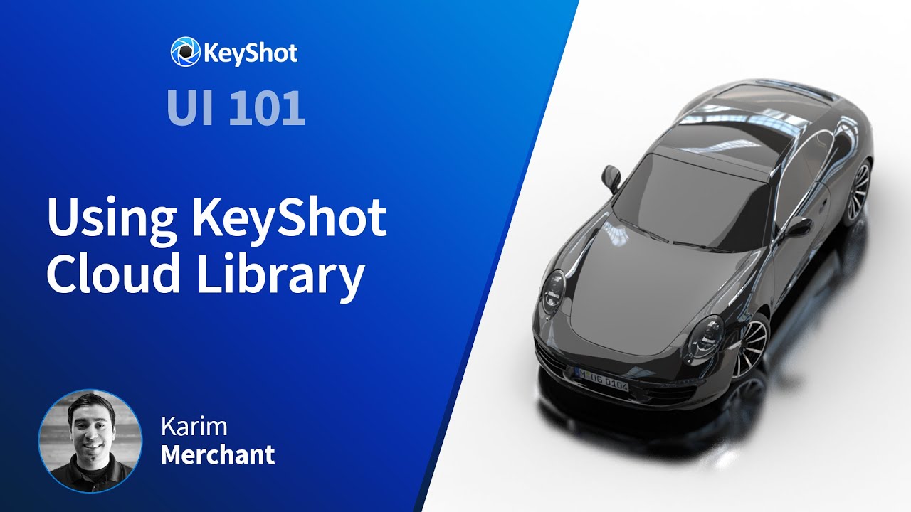 How to Get Started with KeyShot Using KeyShot Cloud Library YouTube