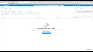 Create a  Log Analytics Workspace in Sentinel