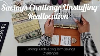 Information Savings Challenge Unstuffing | Reallocation | Sinking Funds + Long Term Savings Update