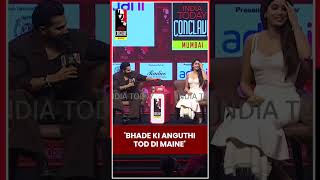Oops! 'Anguthi tod di' #janhvikapoor Breaks Expensive Ring — Hilarious India Today Conclave Moment