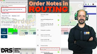 Adding Order Notes from Routing | Roll-Off Dumpster Rental Software | (512) 872-1636 screenshot 4