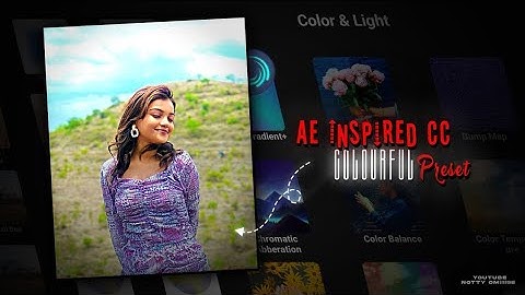 Ae inspired Colourful Cc 🌈 Alight Motion present + xml