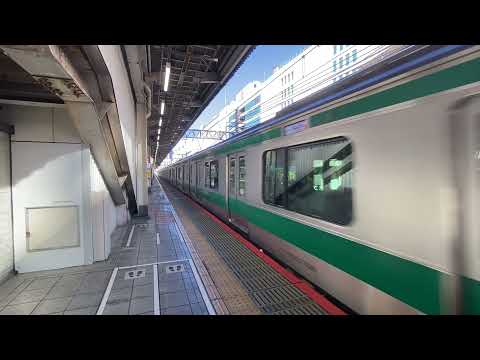 埼京線E233系7000番台ハエ136 池袋駅発車