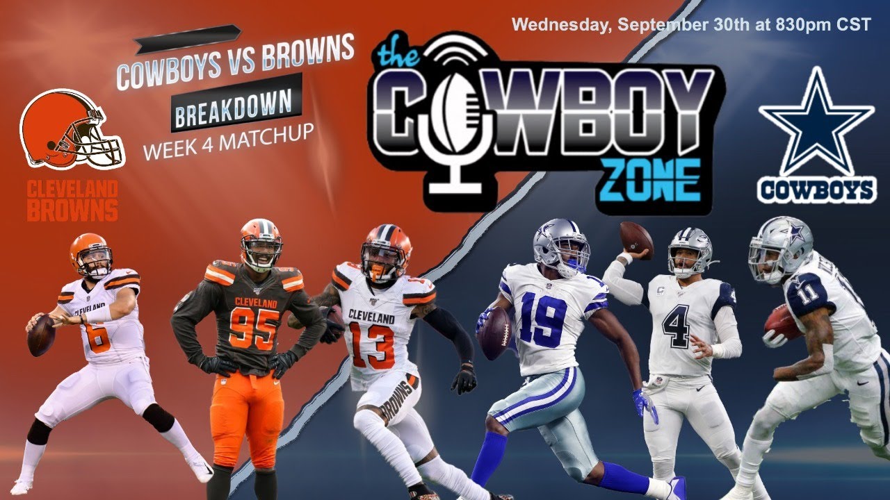 The Cowboy Zone Cowboys vs Browns YouTube