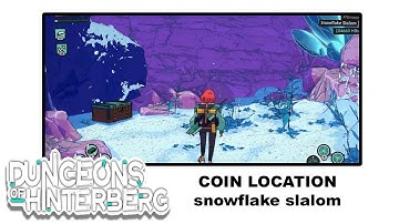 Dungeons of Hinterberg COIN LOCATION snowflake slalom