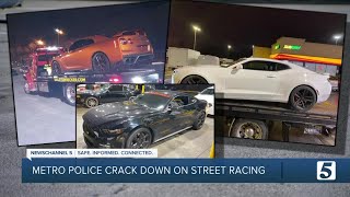Metro Police continue undercover operations to catch street racers around Nashville