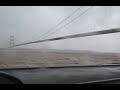 Storm Ciara closes Humber Bridge. 10th February 2020