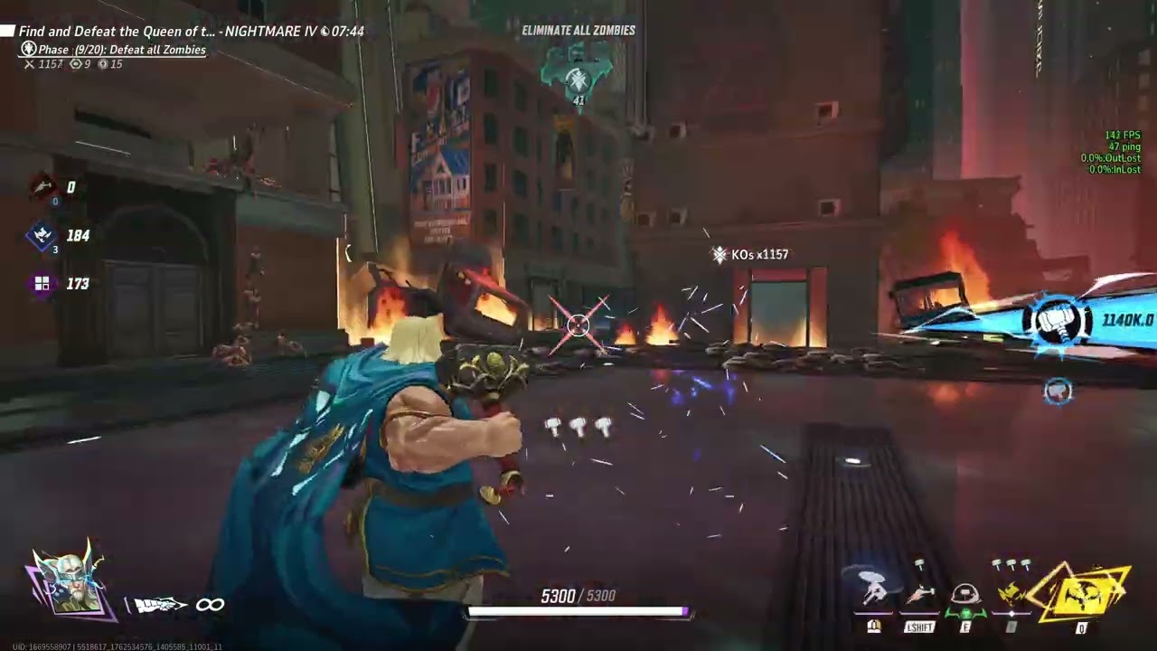 Marvel Rivals Zombies (Previous Solo Thor N4 World Record 