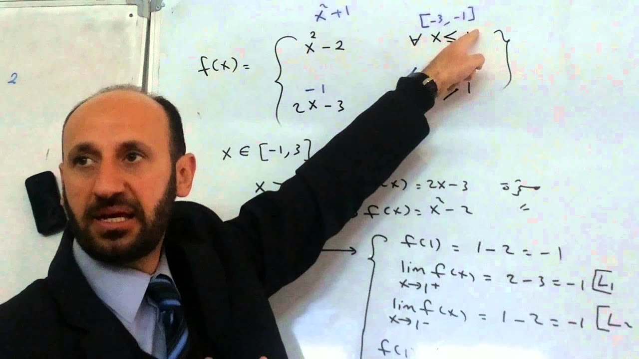 رياضيات السادس العلمي الدوال الشطرية في اسئلة رول والقيمة المتوسطة