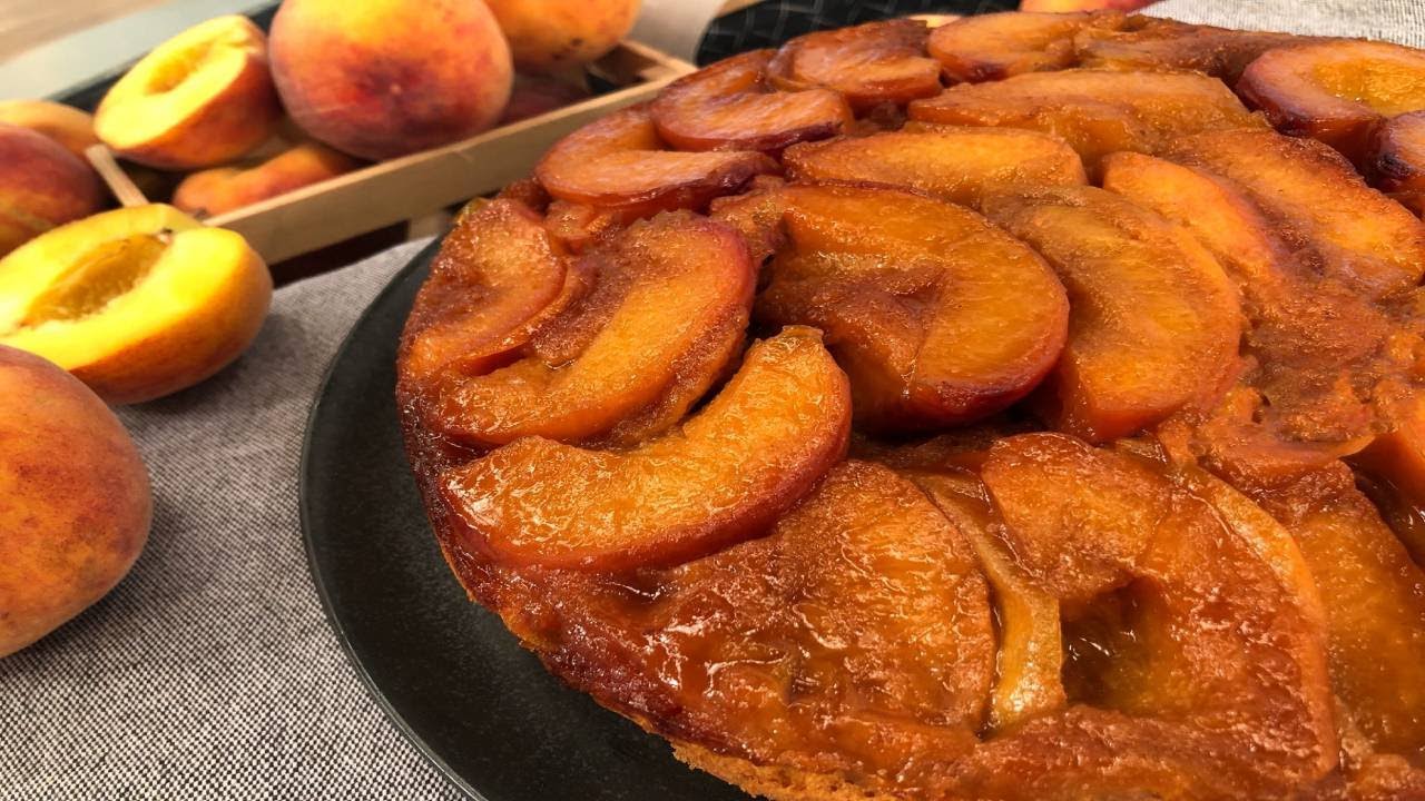 Ανάποδο Κέικ με Καραμελωμένα Ροδάκινα | 25.6.2020