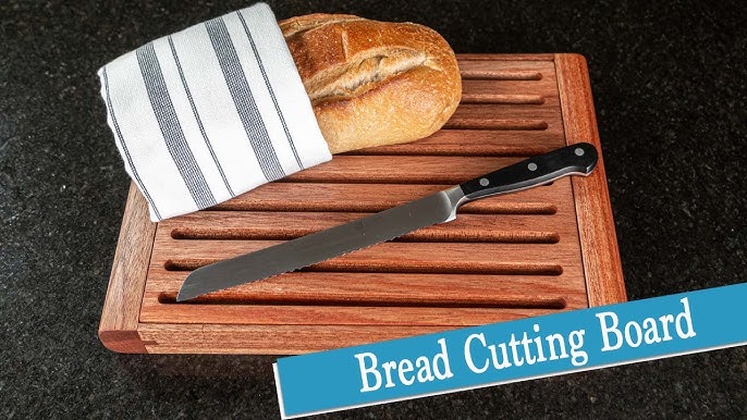 Tabla de Cortar de Madera para Pan de Barra, Cocina