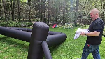 VEVOR 16FT Inflatable Movie Screen Outdoor, Inflatable Projector Screen 16:9 Easy Set Up