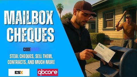 [ESX/QBCORE] Mailbox Cheque Robbery