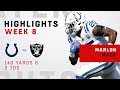 Marlon Mack's Massive Game w/ 149 Yards & 2 TDs