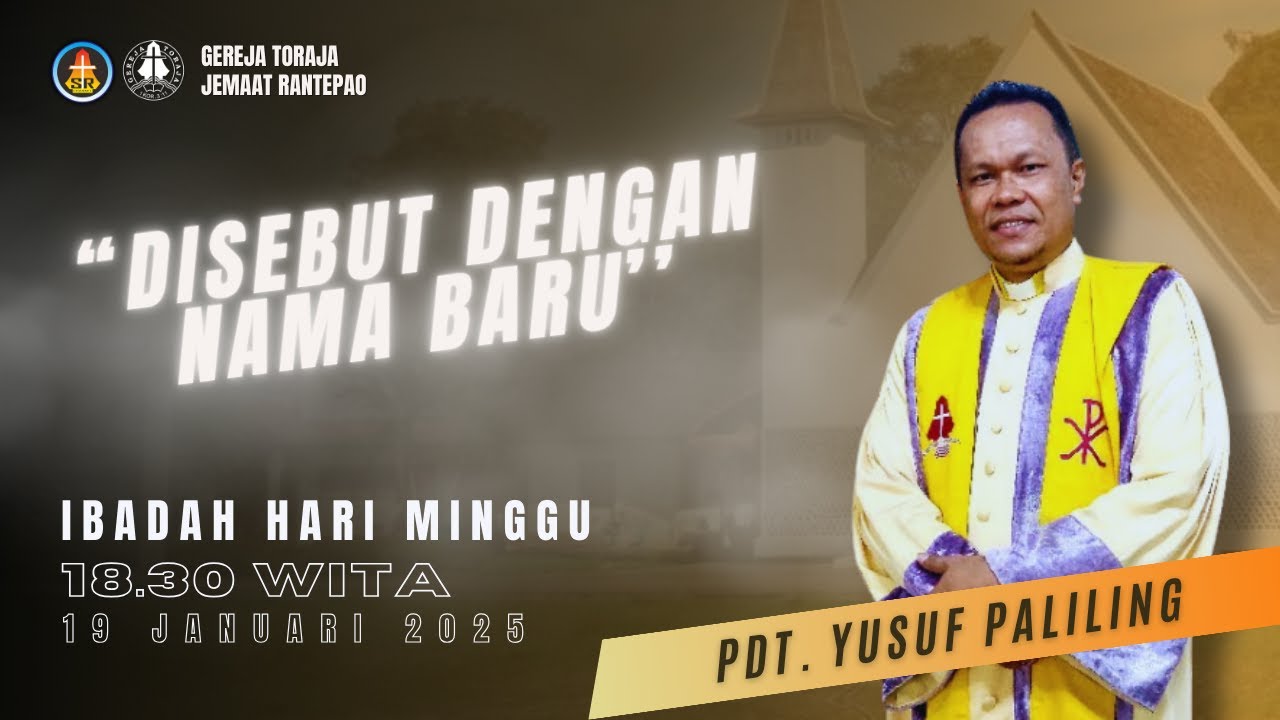 [LIVE] Ibadah Hari Minggu | 19/01/2025 pukul 18.30 WITA | Gereja Toraja Jemaat Rantepao