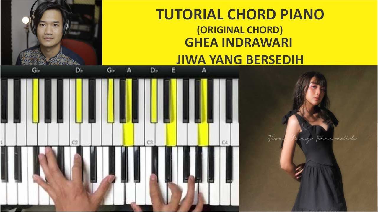 Tutorial Piano GHEA INDRAWARI - JIWA YANG BERSEDIH (chord Asli)
