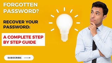 Never Forget Another Password Again - A Complete Guide to Password Recovery.