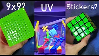 UV coating bigcubes and stickers