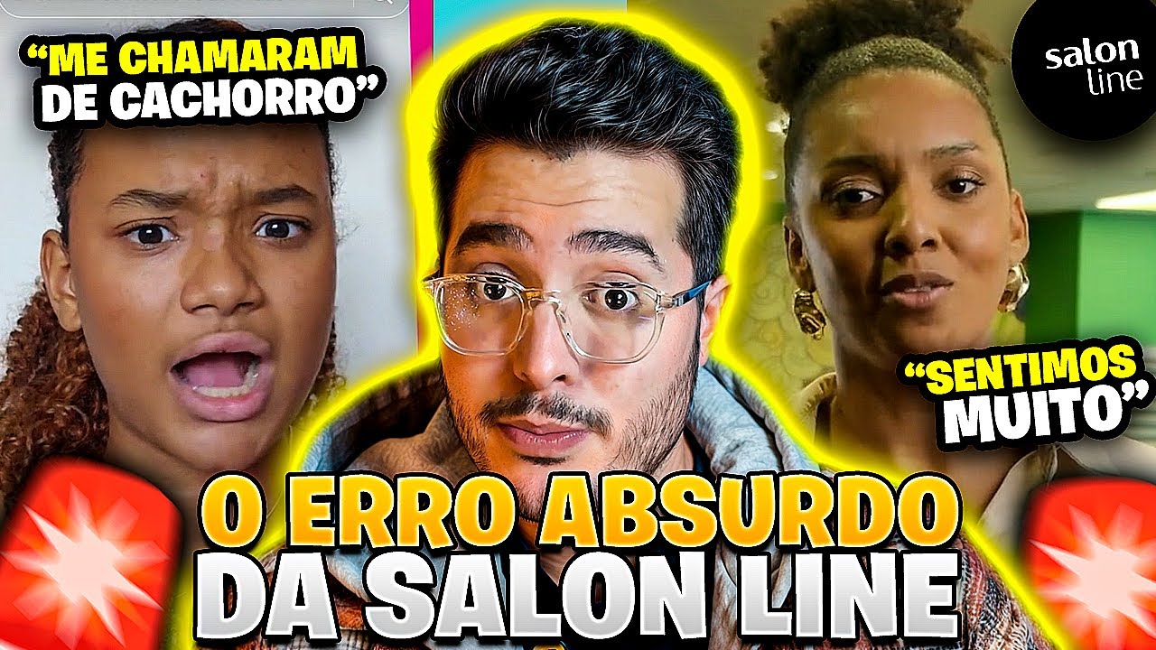 SALON LINE OFENDE  INFLUENCIADORA DE FORMA ABSURDA - Bruno Baroni