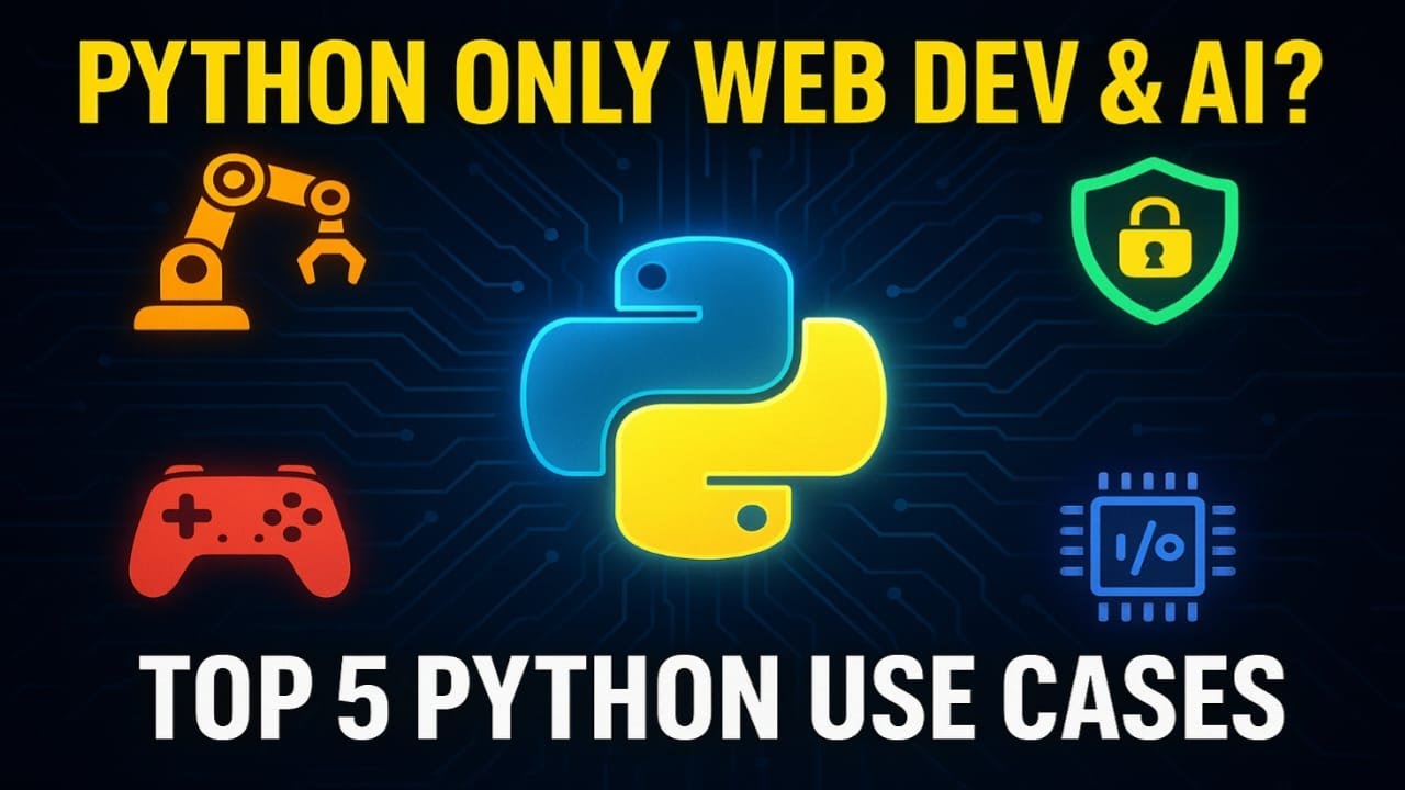 Top 5 Surprising Things You Can Do With Python😯 Python is NOT Only for ...
