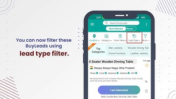 How to use BuyLead Filters via IndiaMART App?