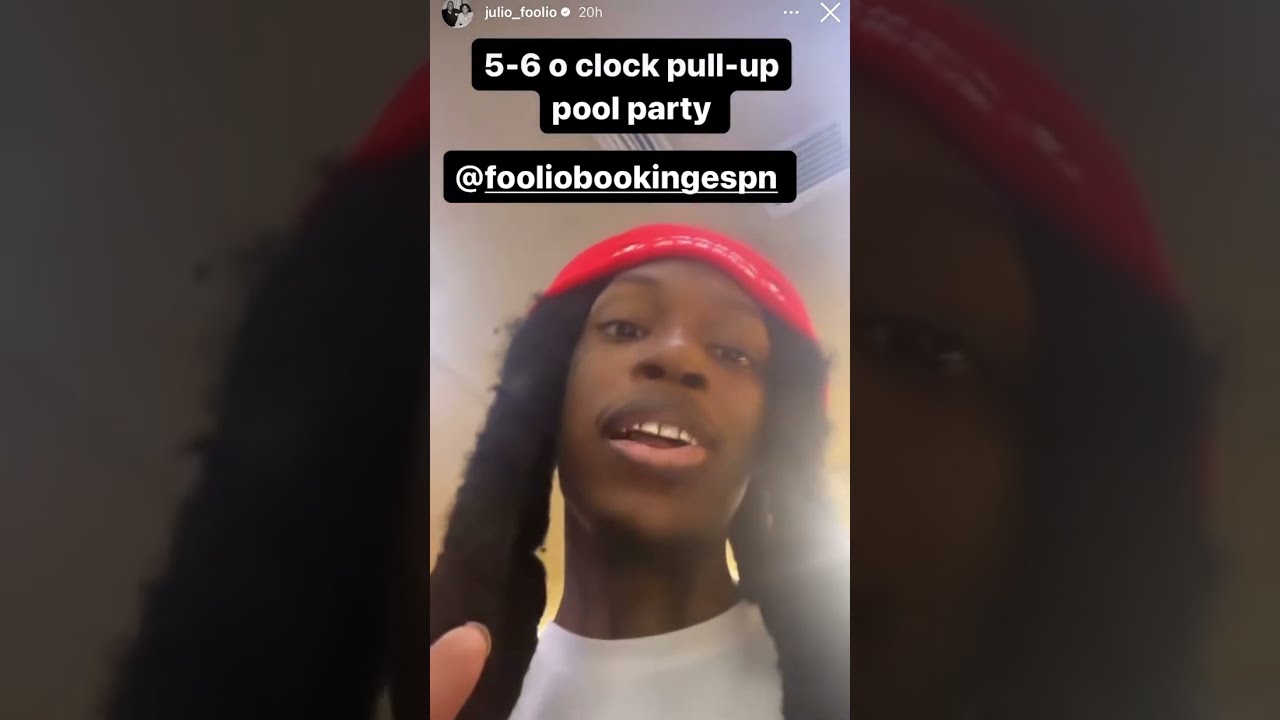 Julio Foolio Last IG Story🙏 He Got Kicked Out Of His AirBNB🤦🏿‍♂️He Was Followed From His Show🎤