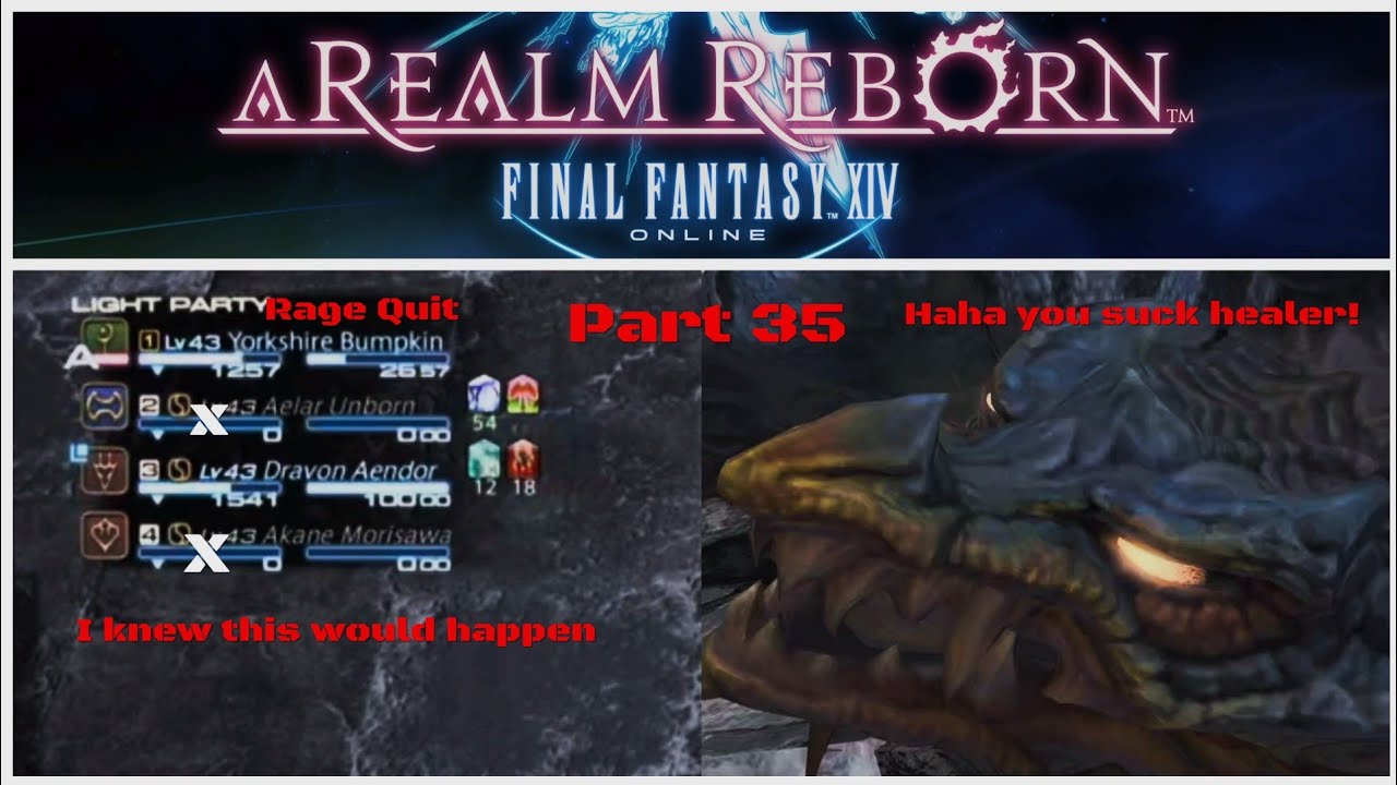 FFXIV - Let's play White Mage - The Stone Vigil Ate My Tank! (Part 35)