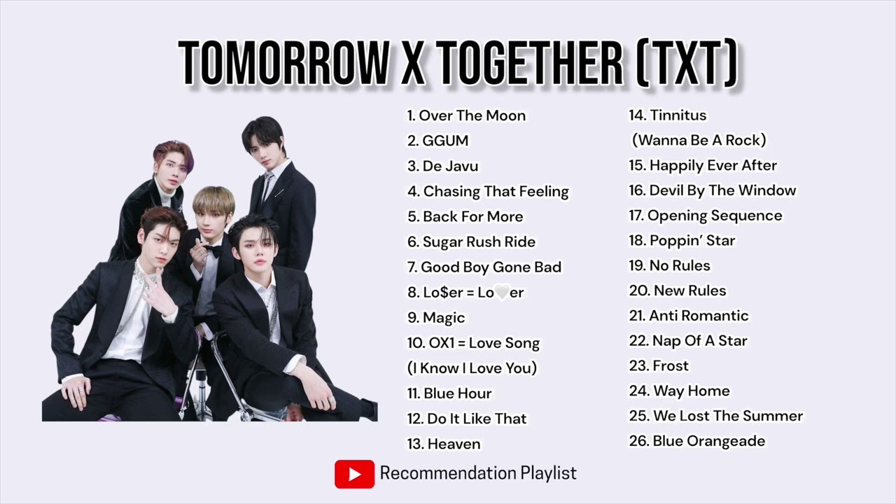 [KOR] TXT Tomorrow X Together | FULL ALBUM TOP HITS PLAYLIST POPULER CONCERT 2025