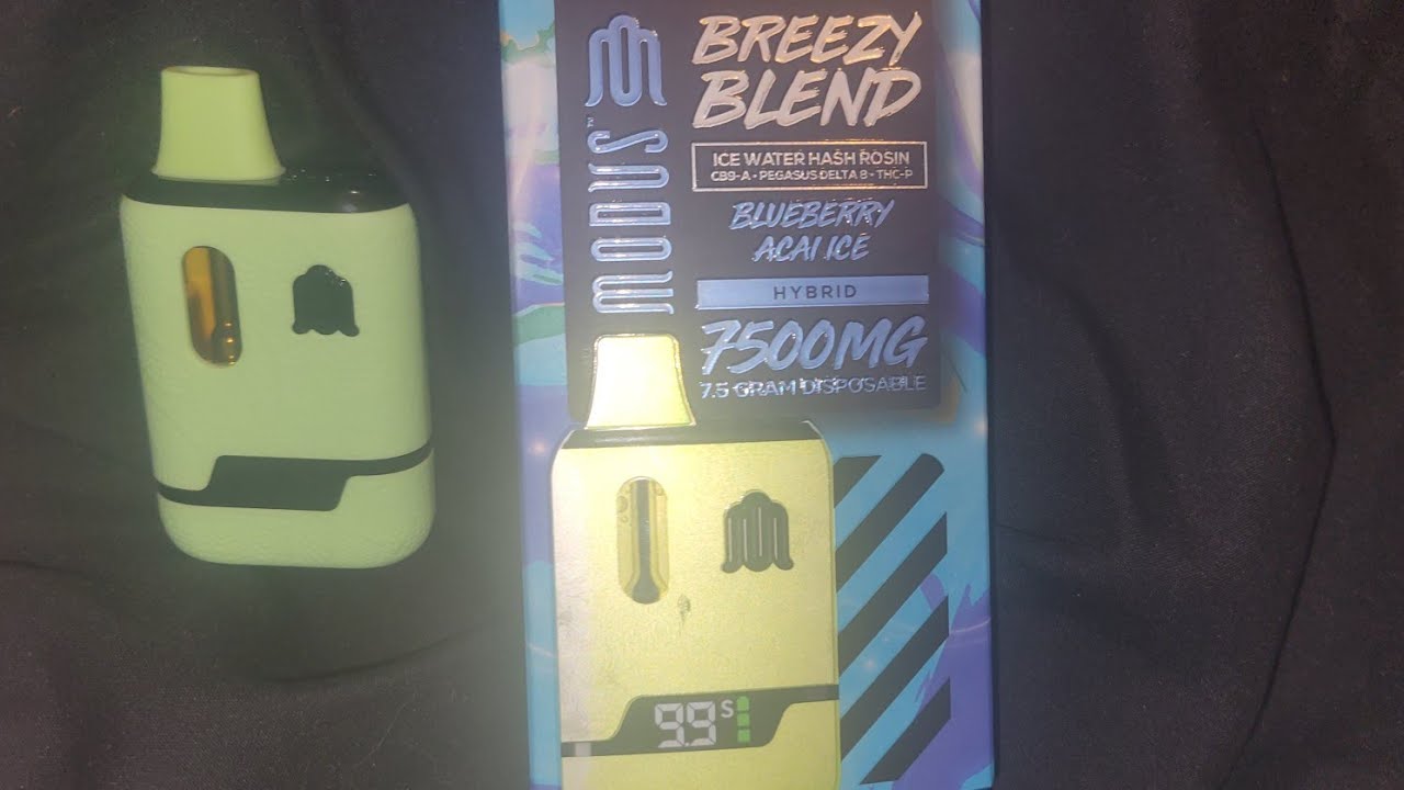 Breezy Blend Modus Blueberry acai ice water hash rosin review
