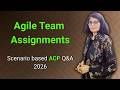 Don’t Get This Wrong in PMI-ACP | Agile Team Assignments