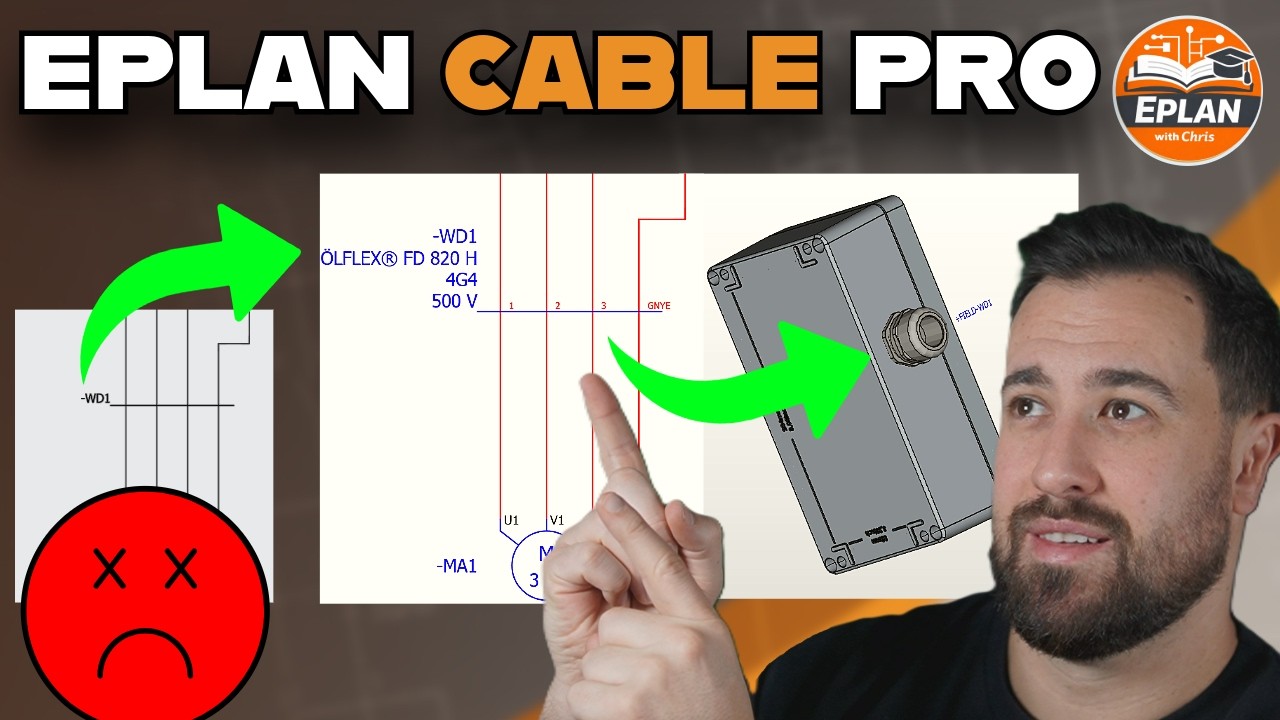 EPLAN Cable & Cable Gland from A to Z: Device Selection to 3D Placement