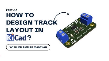 How design tracks in KiCAD | Part 10 | How to KiCAD | KiCAD 9.0 | Ampnics