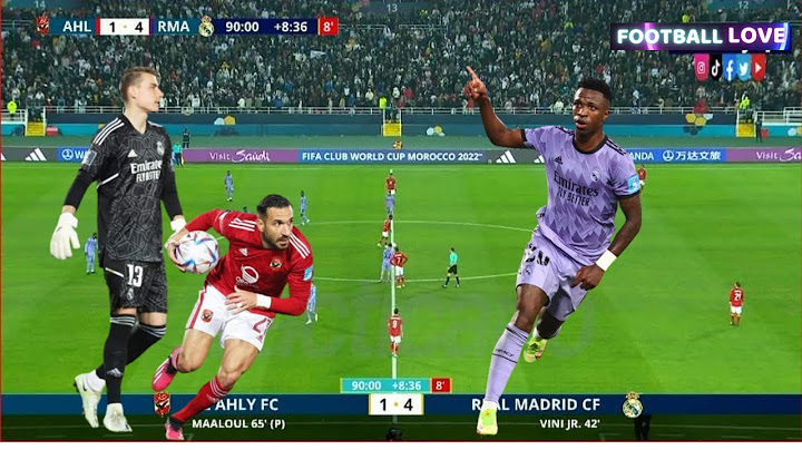 FHD ملخص مباراة الاهلي وريال مدريد (4 - 1 ) تعليق عربي | جوده