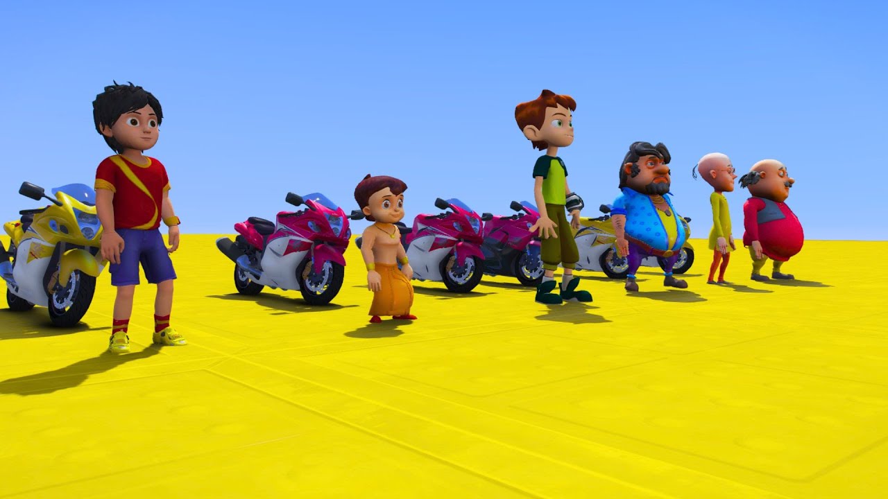 Motu Patlu Vs Chotta Bheem Impossible Parkour Ramp Challenge In Gta 5