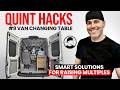 DIY Changing Table Inside a Van for Quintuplets | Quint Hacks #9