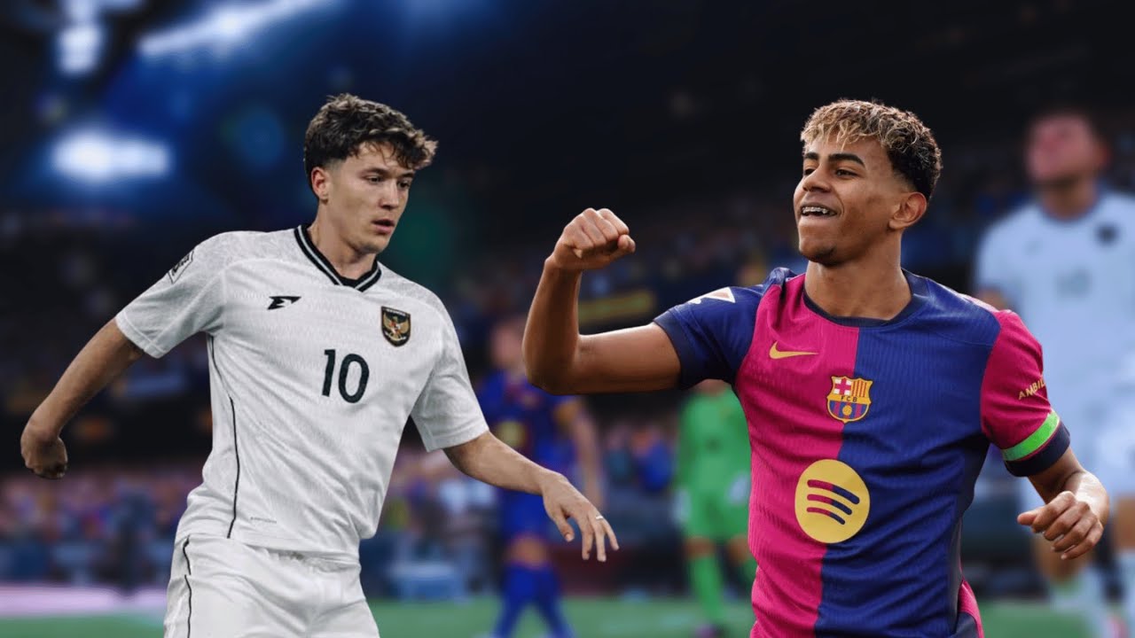 TIMNAS INDONESIA vs BARCELONA! GARUDA TOUR EROPA | COUNTER ATTACK HERDMAN PES 2021