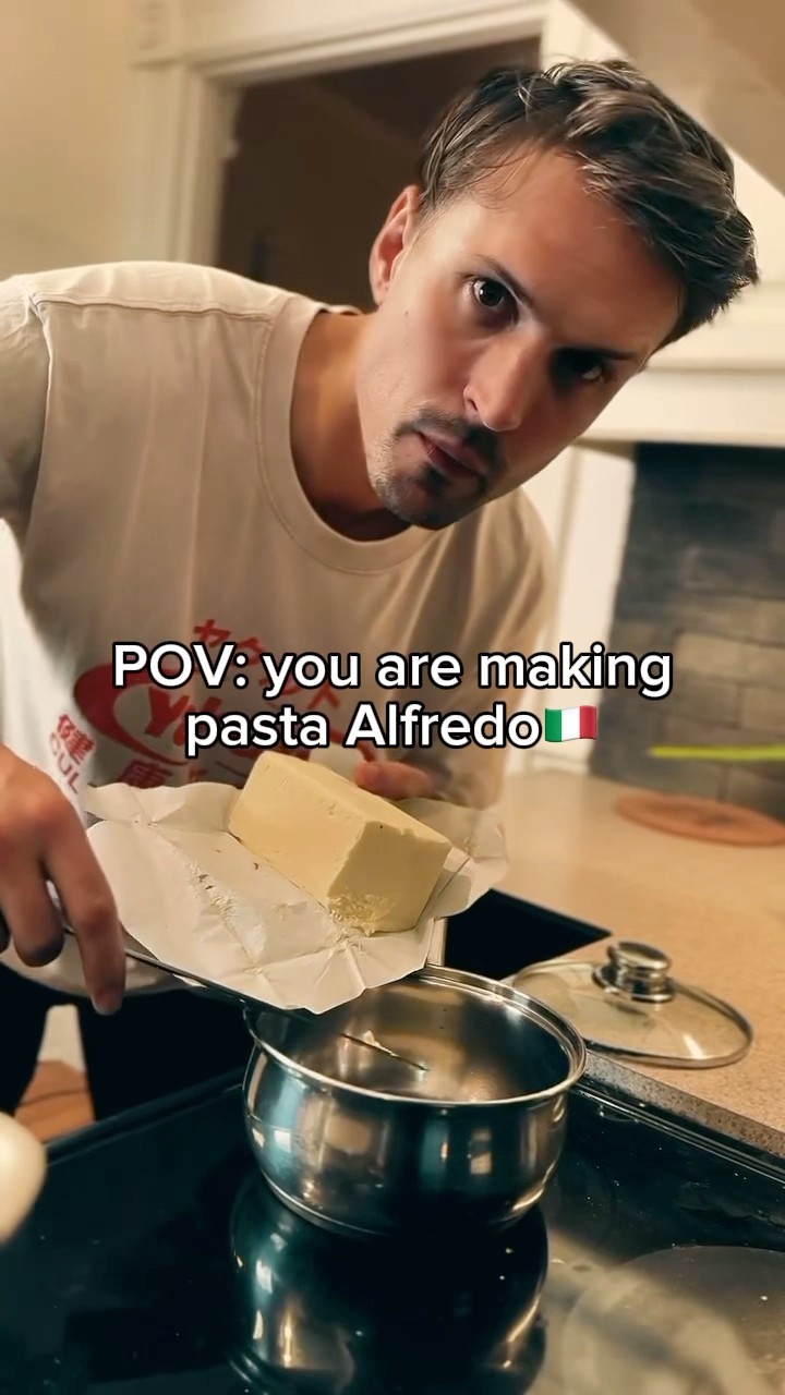 POV: you are making pasta Alfredo