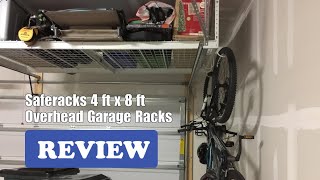 SafeRacks 4x8 ft Adjustable Overhead Storage Rack Review 2024