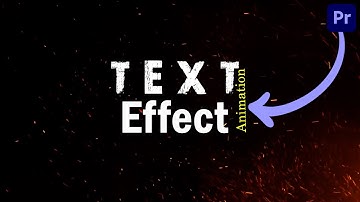 EPIC CREATIVE TEXT EFFECT In Premiere Pro