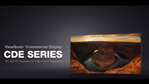 ViewSonic Wireless Presentation Display CDE 4K Series