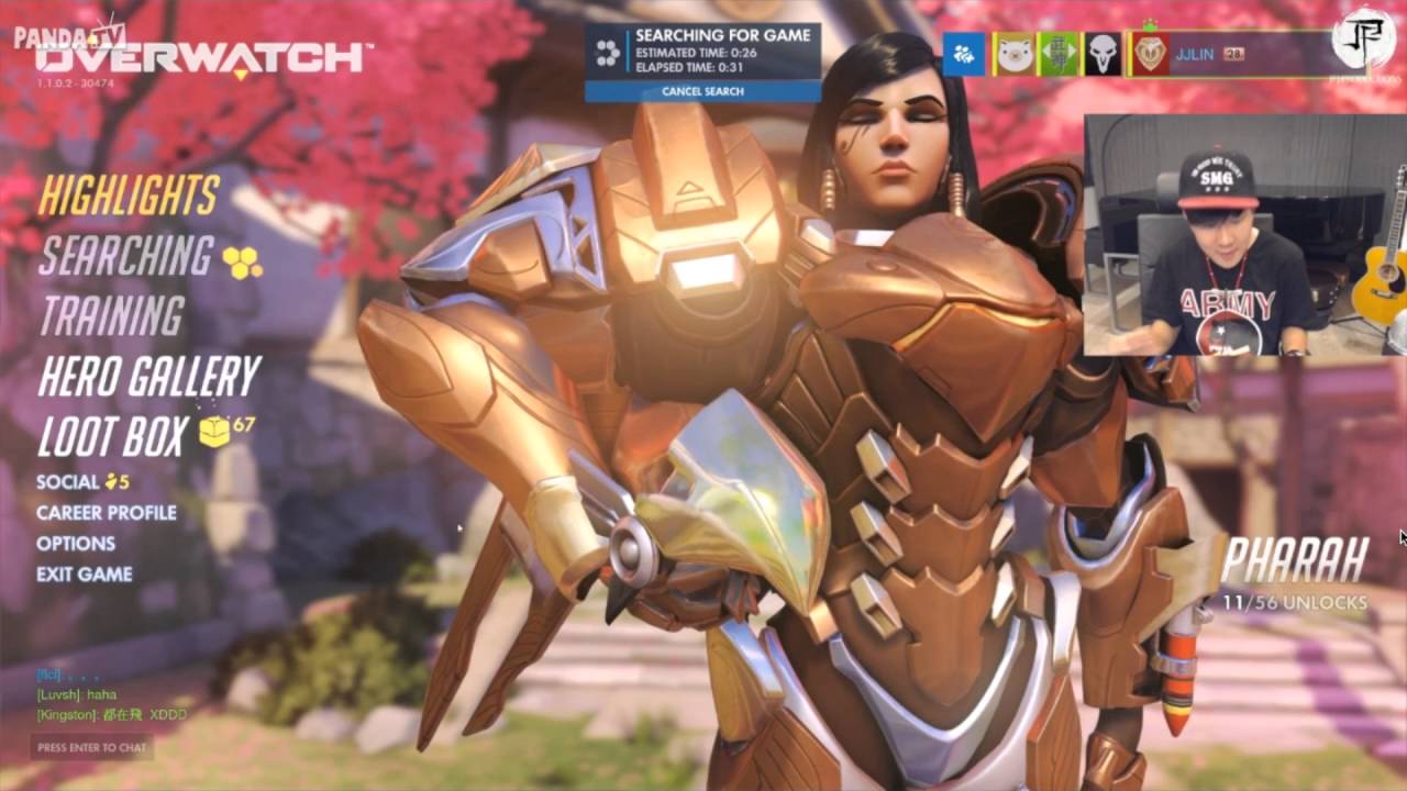 林俊傑 《守望先鋒》遊戲 每場獲勝 Panda直播 (25.07.2016) Part 1/4