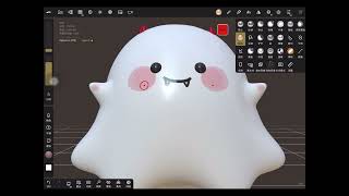 How to use Nomad Sculpt to build a Halloween Ghost ｜用Nomad建模万圣节幽灵