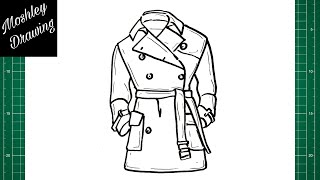 How to Draw a Trench Coat