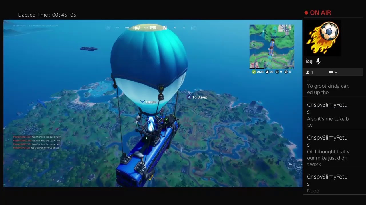 My first live strdm of the season