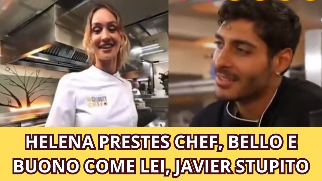 HELENA PRESTES CHEF, BELLO E BUONO COME LEI, JAVIER STUPITO
