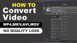 Convert Video to mp4 or How to change Video file to mp4 HD 1080p or 4K Video/ Without Losing Quality screenshot 2